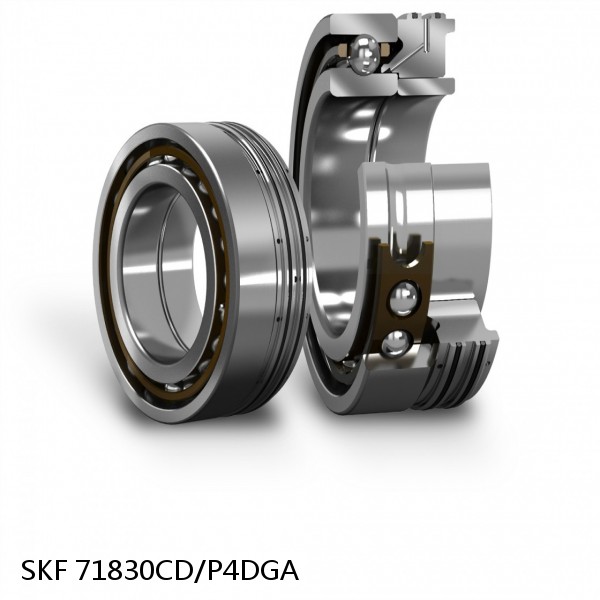 71830CD/P4DGA SKF Super Precision,Super Precision Bearings,Super Precision Angular Contact,71800 Series,15 Degree Contact Angle