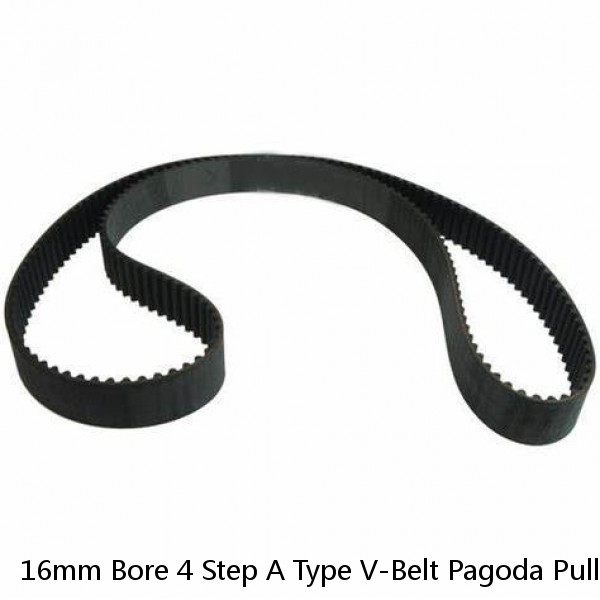 16mm Bore 4 Step A Type V-Belt Pagoda Pulley Belt Outter Dia 40-130mm