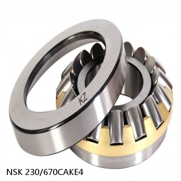 230/670CAKE4 NSK Spherical Roller Bearing