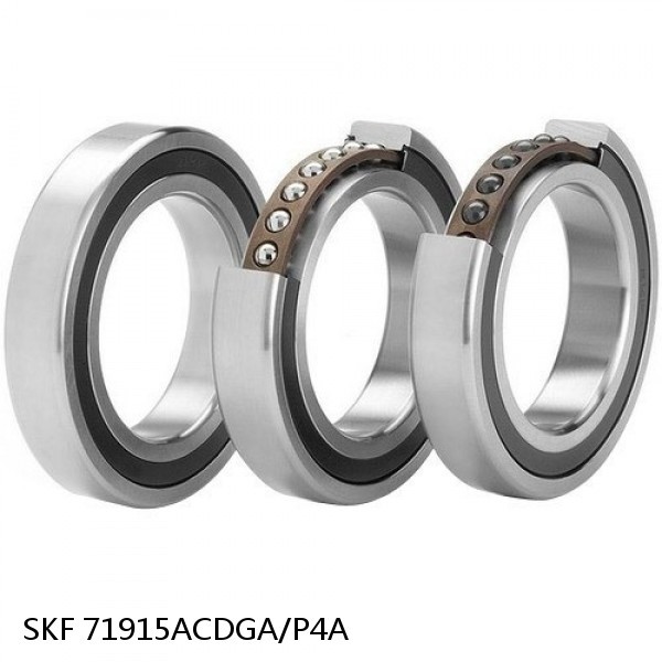 71915ACDGA/P4A SKF Super Precision,Super Precision Bearings,Super Precision Angular Contact,71900 Series,25 Degree Contact Angle