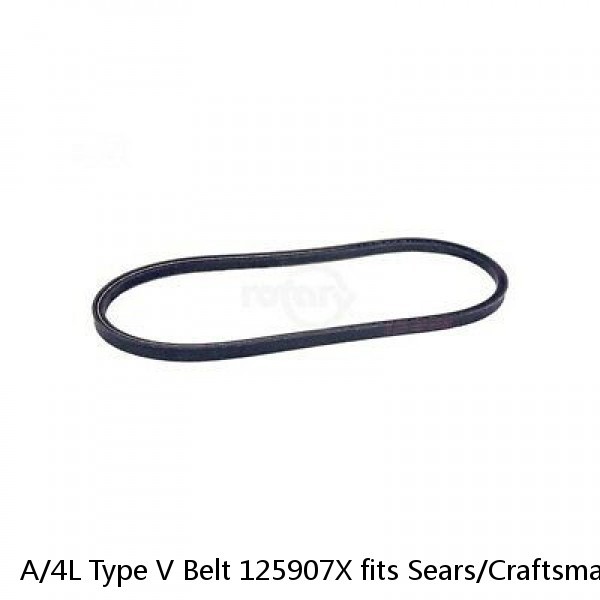 A/4L Type V Belt 125907X fits Sears/Craftsman YPLT120DR YPLT140AE YPLTV140AR
